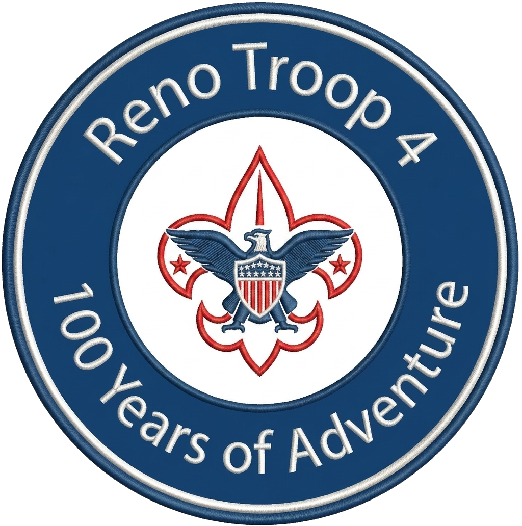 Troop 4 100th Anniversary Logo